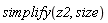 simplify(z2, size)