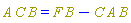 Physics:-`*`(A, C, B) = Physics:-`*`(F, B)-Physics:-`*`(C, A, B)