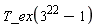 T_ex(3^22-1)