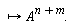 "->A^(n+m)."