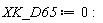 XK_D65 := 0: