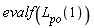 evalf(L__po(1))