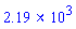 HFloat(2191.5645712603696)