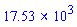 HFloat(17532.516570082957)