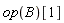 op(B)[1]