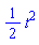 (1/2)*t^2