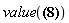 value(Int(y-t, t = 0 .. y))