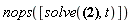 nops([solve(B = ((9/5)*t^2+(341/10)*t+138)/(t^3+20*t^2+105*t+138), t)])