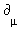 `&PartialD;`[mu]