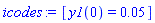 icodes := [y1(0) = 0.5e-1]