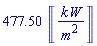 477.5000000*Units:-Unit(kW/m^2)
