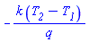 -k*(T__2-T__1)/q