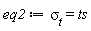eq2 := `&sigma;__t` = ts