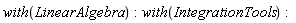 with(LinearAlgebra); with(IntegrationTools)
