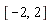 [-2, 2]