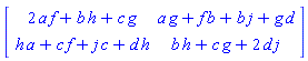 Matrix(%id = 18446744078296943422)
