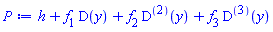 h+f[1]*D(y)+f[2]*(D@@2)(y)+f[3]*(D@@3)(y)
