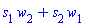 s[1]*w[2]+s[2]*w[1]