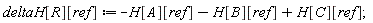 deltaH[R][ref] := -H[A][ref]-H[B][ref]+H[C][ref];