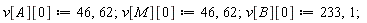 v[A][0] := 46, 62;