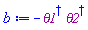 -Physics:-`*`(Physics:-Dagger(theta1), Physics:-Dagger(theta2))