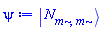 Physics:-Ket(N, m, m)