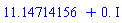 11.14714156+0.*I