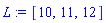 [10, 11, 12]