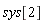 sys[2]
