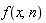 f(x, n)