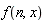 f(n, x)