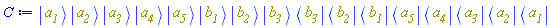 Physics:-`*`(Physics:-Ket(a__1), Physics:-Ket(a__2), Physics:-Ket(a__3), Physics:-Ket(a__4), Physics:-Ket(a__5), Physics:-Ket(b__1), Physics:-Ket(b__2), Physics:-Ket(b__3), Physics:-Bra(b__3), Physics:-Bra(b__2), Physics:-Bra(b__1), Physics:-Bra(a__5), Physics:-Bra(a__4), Physics:-Bra(a__3), Physics:-Bra(a__2), Physics:-Bra(a__1))