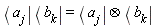 Bra(a, j)*Bra(b, k) = `&otimes;`(Bra(a, j), Bra(b, k))