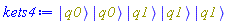 Physics:-`*`(Physics:-Ket(q0), Physics:-Ket(q0), Physics:-Ket(q1), Physics:-Ket(q1), Physics:-Ket(q1))