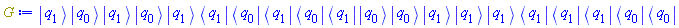 Physics:-`*`(Physics:-Ket(q, 1), Physics:-Ket(q, 0), Physics:-Ket(q, 1), Physics:-Ket(q, 0), Physics:-Ket(q, 1), Physics:-Bra(q, 1), Physics:-Bra(q, 0), Physics:-Bra(q, 1), Physics:-Bra(q, 0), Physics:-Bra(q, 1), Physics:-Ket(q, 0), Physics:-Ket(q, 0), Physics:-Ket(q, 1), Physics:-Ket(q, 1), Physics:-Ket(q, 1), Physics:-Bra(q, 1), Physics:-Bra(q, 1), Physics:-Bra(q, 1), Physics:-Bra(q, 0), Physics:-Bra(q, 0))