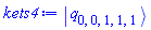 Physics:-Ket(q, 0, 0, 1, 1, 1)
