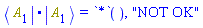 Physics:-`.`(Physics:-Bra(A, 1), Physics:-Ket(A, 1)) = Physics:-`*`(), "NOT OK"