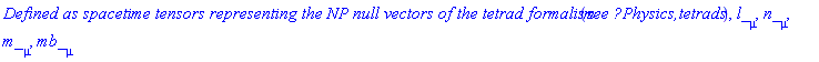 0, "%1 is not a command in the %2 package", Tetrads, Physics