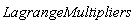 LagrangeMultipliers