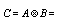 "C=A&otimes;B="