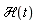 `&Hscr;`(t)