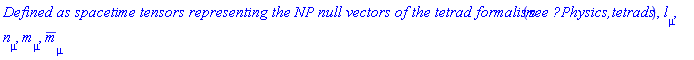 0, "%1 is not a command in the %2 package", Tetrads, Physics