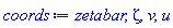 zetabar, zeta, v, u