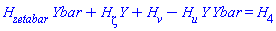 (diff(H(X), zetabar))*Ybar(X)+(diff(H(X), zeta))*Y(X)+diff(H(X), v)-(diff(H(X), u))*Y(X)*Ybar(X) = H(X)[4]