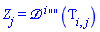 Z[j] = Physics:-D_[`~i`](Tau[i, j], [X])