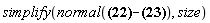 simplify(normal((Z[2] = ((diff(tau[1, 2](X), r))*r^2+r*tau[1, 2](X)+diff(tau[2, 2](X), theta)+(diff(tau[2, 3](X), z))*r^2)/r^2)-(Z[`~2`] = ((diff(tau[1, 2](X), r))*r^2+r*tau[1, 2](X)+diff(tau[2, 2](X), theta)+(diff(tau[2, 3](X), z))*r^2)/r^4)), size)