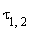 tau[1, 2]