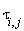tau[i, j]