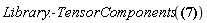 Library:-TensorComponents(Physics:-D_[`~i`](tau[i, j](X), [X]))