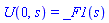 U(0, s) = _F1(s)